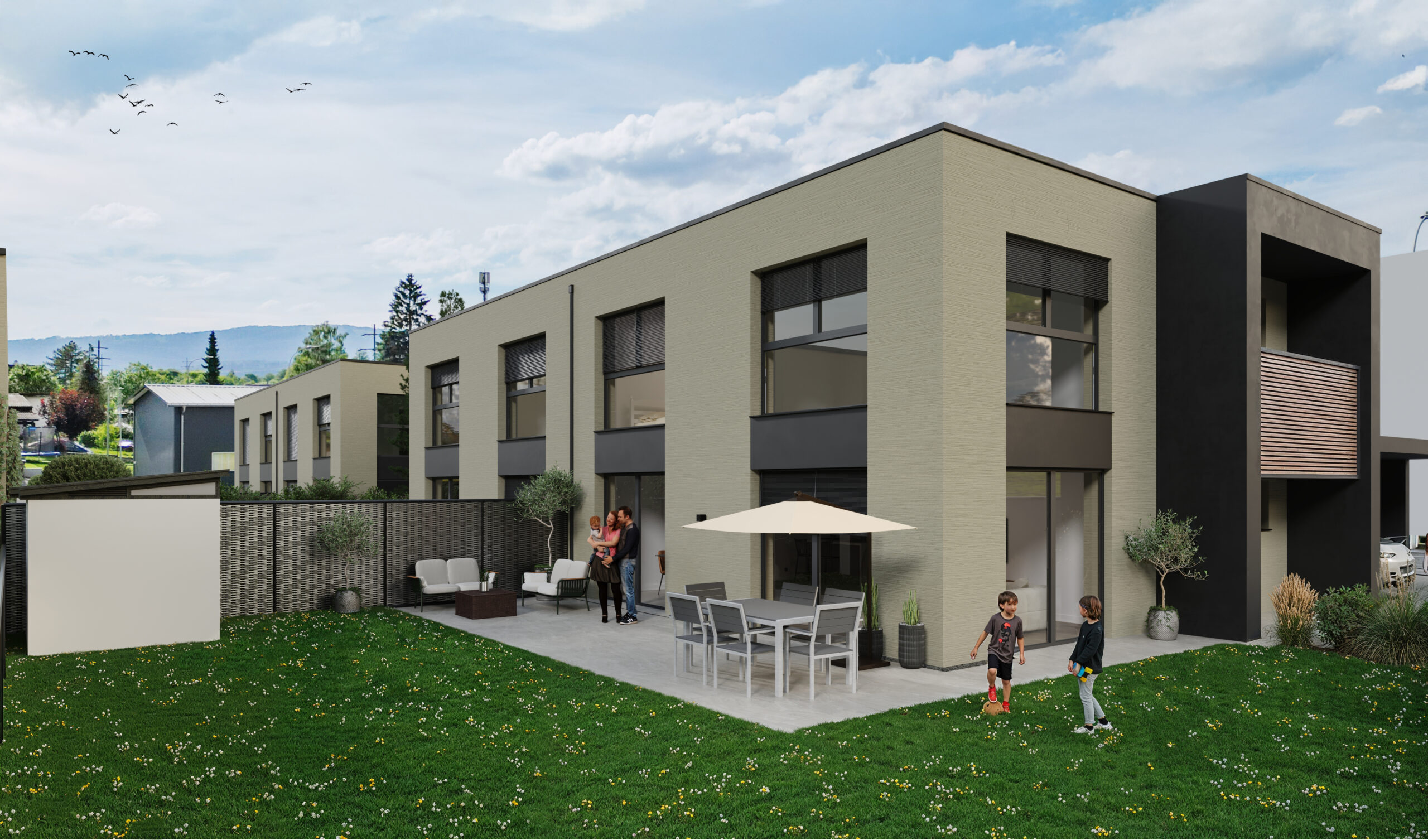 4 Villas jumelées 